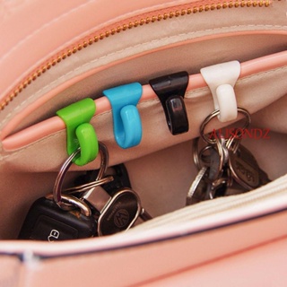 Alisondz ตะขอแขวนกระเป๋ากุญแจกระเป๋าหลากสีป้องกันการสูญหาย