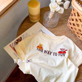 พร้อมส่ง ขายดี เสื้อยืดแขนสั้น ผ้าฝ้าย 100% ปักลายการ์ตูน ทรงหลวม สไตล์เกาหลี ญี่ปุ่น เข้ากับทุกการแต่งกาย แฟชั่นสําหรับเด็กผู้ชาย และเด็กผู้หญิง