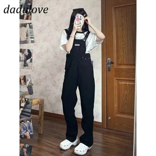 DaDulove💕 New Korean Version of INS Thin Overalls WOMENS Niche High Waist Straight Wide Leg Pants Trousers