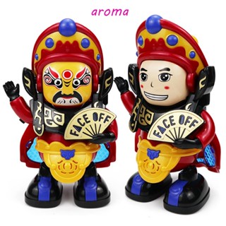 Aroma ตุ๊กตาโอเปร่า เปลี่ยนหน้าได้ สไตล์จีนดั้งเดิม ของขวัญวันเกิด ของเล่นสําหรับเด็ก