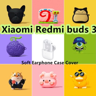【พร้อมส่ง】เคสหูฟัง แบบนิ่ม ลายการ์ตูน สําหรับ Xiaomi Redmi buds 3 Xiaomi Redmi buds 3