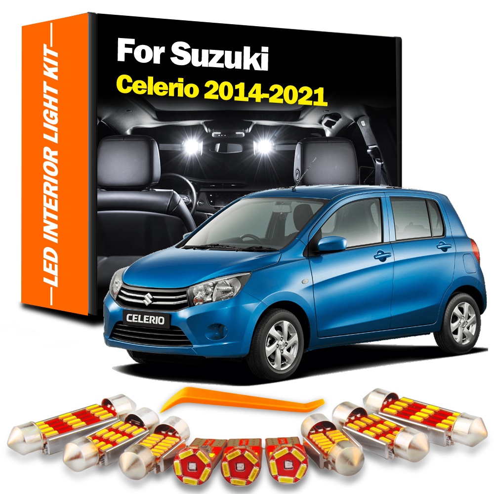 ชุดหลอดไฟ-led-ติดภายในรถยนต์-สําหรับ-suzuki-celerio-2014-2015-2016-2017-2018-2019-2020-2021-7-ชิ้น