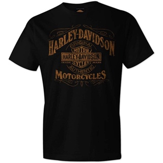 ผู้ชาย Harley-Davidson Military - Mens Black Short-Sleeve Graphic T-Shirt - Kandahar Air Base Stressed Label sale เสื้อ