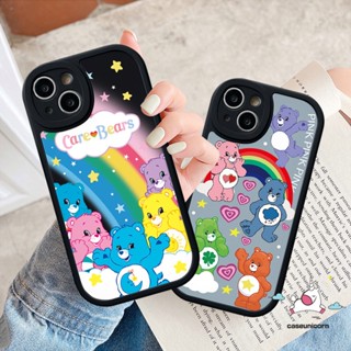 เคสโทรศัพท์มือถือ ลายการ์ตูนหมีแฮปปี้น่ารัก สําหรับ Redmi 9C 12C 9 10C 9A 10A A1 K40s 10 A2 9T Note 8 9 10s 10 11s Pro 9s 8 9 11 Pro+ POCO M3 X3 F4 NFC Pro Mi 12 11T เคสนิ่ม ลายดาว สําหรับคู่รัก