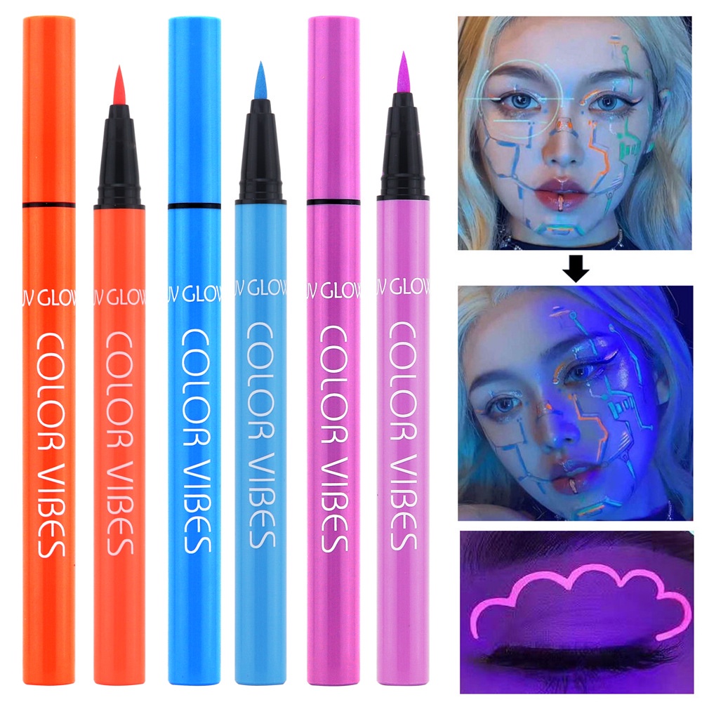 color-vibes-ปากกาอายไลเนอร์-เรืองแสง-เนื้อแมตต์-กันน้ํา-สีเรืองแสง-สําหรับฮาโลวีน