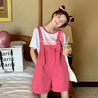 N-Yoda ใหม่ เสื้อยืด ทรงหลวม พิมพ์ลาย และกางเกงขาสั้น สองชิ้น สไตล์เกาหลี