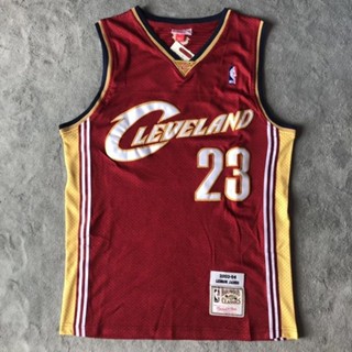 ขายดี อัศวินคลาสสิก อเนกประสงค์ เสื้อกีฬาบาสเก็ตบอล ปักลาย NBA 23 James สไตล์เรโทร 831988