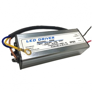 หม้อแปลงพาวเวอร์ซัพพลาย ฟลัดไลท์ กันน้ํา 10W- 60W LED Driver