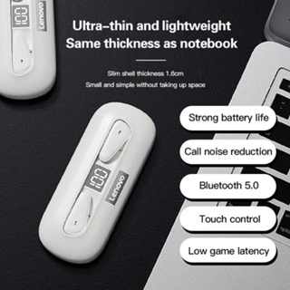 Lenovo XT95 Mini TWS Wireless Bluetooth Headphones Sports Audio High Fidelity หูฟังไร้สายเบาบาง  หูฟัง บลูทูธ