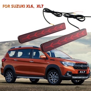 ไฟกันชนหลังรถยนต์ 3 ฟังก์ชั่น สําหรับ Suzuki Ertiga Xl6 Xl7 Modifiaction Acc. 1 คู่ ติดตั้งง่าย