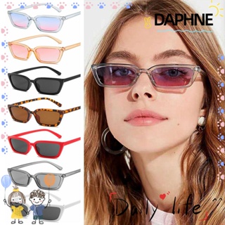 Daphne แว่นกันแดดแฟชั่น Uv400 ทรงสี่เหลี่ยมสไตล์วินเทจสําหรับผู้หญิง