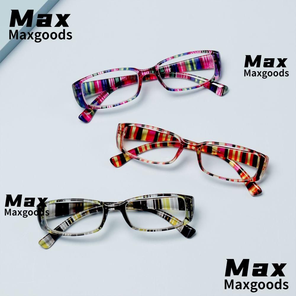Maxg แว่นอ่านหนังสือ แว่นขยาย แบบพกพา พิมพ์ลายทาง กรอบย้อนยุค | Shopee ...