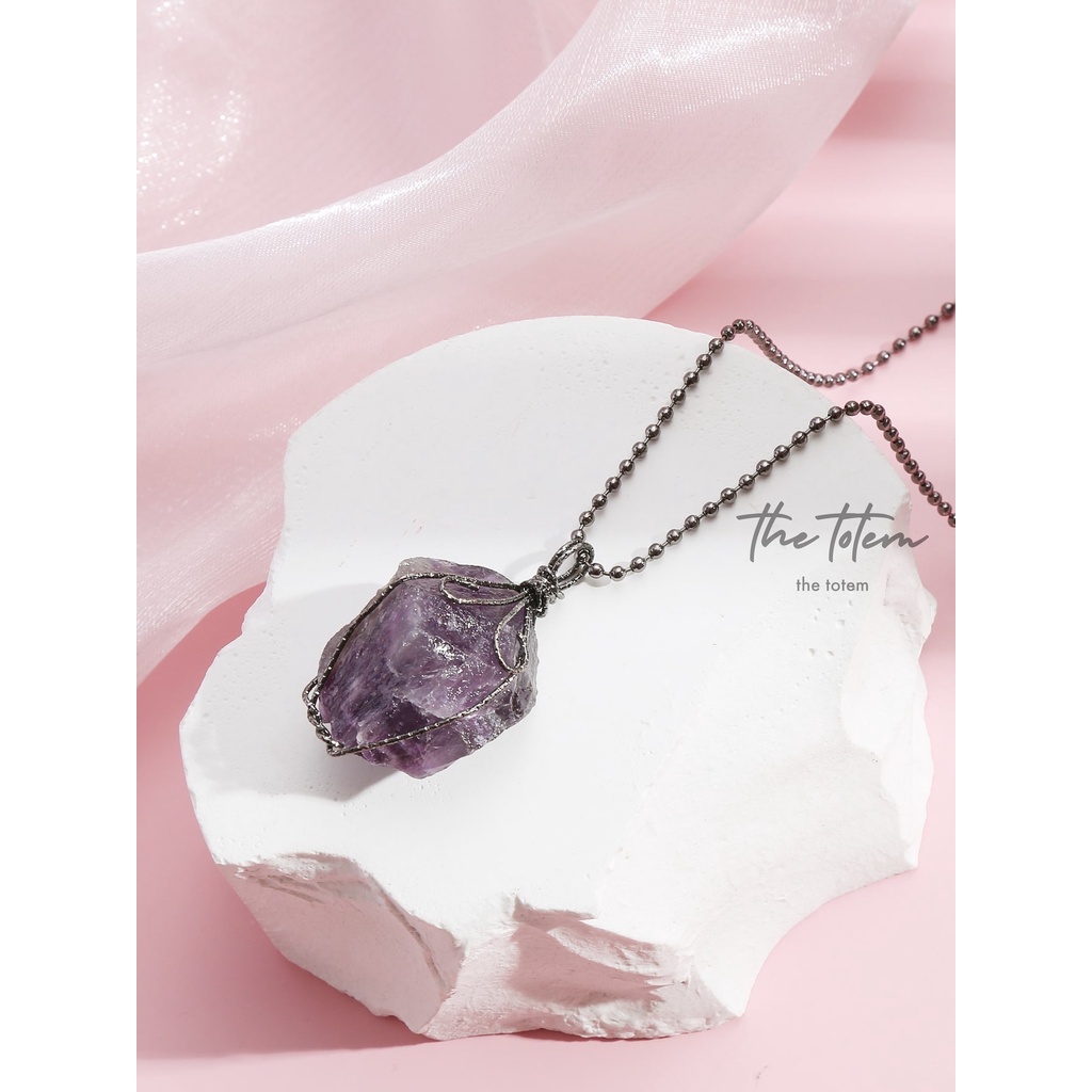 สร้อยคอ-the-totem-amethyst-necklace-จี้พร้อมสร้อย