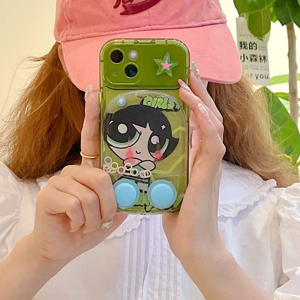 เคสโทรศัพท์มือถือ-กันกระแทก-ลาย-powerpuff-girls-3d-น่ารัก-เรียบง่าย-หรูหรา-สําหรับ-iphone-14promax-11-12promax-13promax-14plus