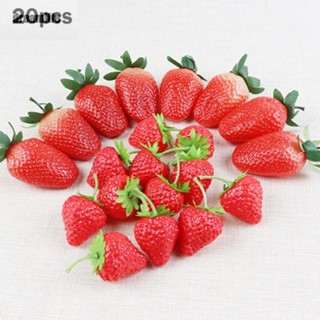 【DREAMLIFE】Artificial Strawberry Plastic For Home Office Decoration Accessory New