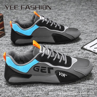 YEE Fashion รองเท้า ผ้าใบผู้ชาย ใส่สบาย สินค้ามาใหม่ แฟชั่น ธรรมดา เป็นที่นิยม ทำงานรองเท้าลำลอง 33z080102 Unique Korean Style ทันสมัย Stylish D95D01H 37Z230910