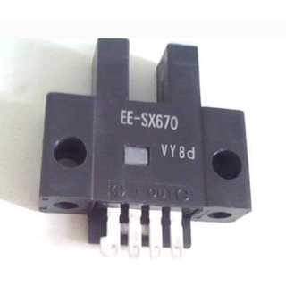 โฟโต้อิเล็กทริคเซนเซอร์ ออปโต้เซนเซอร์ เซ็นเซอร์ก้ามปู Photoelectric switch sensor base EE-SX670 ราคาโรงงาน