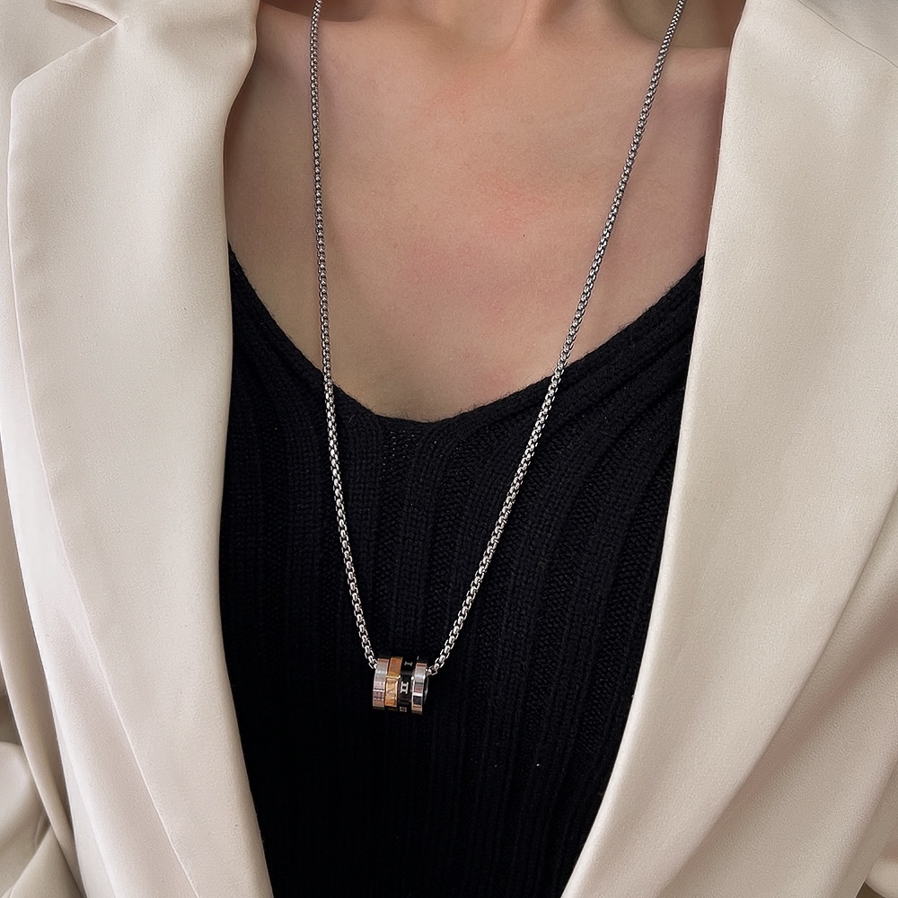 เครื่องประดับ-สร้อยคอ-สายโซ่-จี้เสื้อกันหนาว-เข้ากับทุกการแต่งกาย-สไตล์ฮิปฮอป-โรมัน-สําหรับคู่รัก