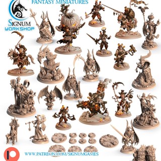 00101049-Halloween Nightmare Before โมเดลปากกาไวท์เทนนิ่ง 3D 1/48 เกมกระดาน War Chess DND Running Group MOWQ