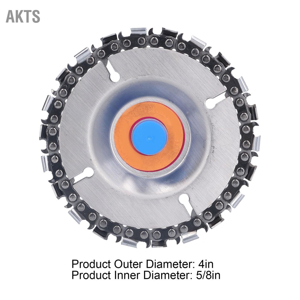 akts-4in-chain-disc-22ฟันเลื่อยวงเดือนสแตนเลสอุปกรณ์เสริมเครื่องบดมุมล้อ-14000rpm