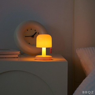 [Bbqz01] โคมไฟตั้งโต๊ะ ขนาดเล็ก พร้อมพอร์ต USB สําหรับห้องนอน สํานักงาน