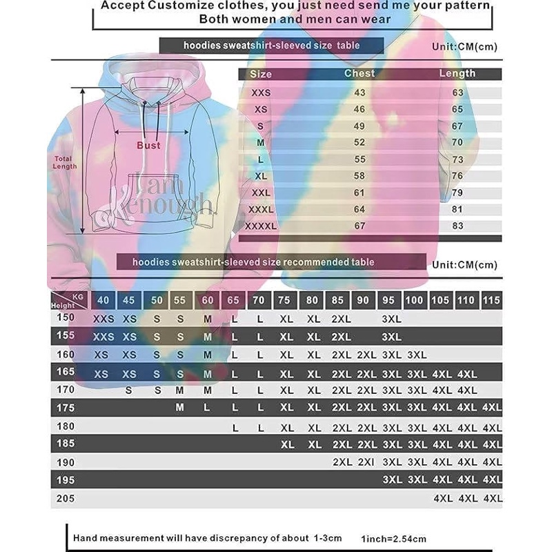 i-am-kenough-เสื้อกันหนาวแขนยาว-มีฮู้ด-พิมพ์ลายมัดย้อม-3d-สําหรับผู้ชาย-และผู้หญิง