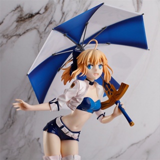 โมเดลฟิกเกอร์ PVC อนิเมะ Fate Stay Night Altria Pendragon Saber Racing Car ขนาด 27 ซม. ของขวัญ ของเล่นสะสม สําหรับเด็ก