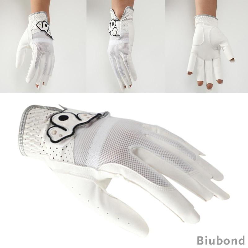 biubond-ถุงมือเล่นกอล์ฟ-มือซ้าย-ไม่มีเหงื่อ-อุปกรณ์เสริม-สําหรับผู้หญิง