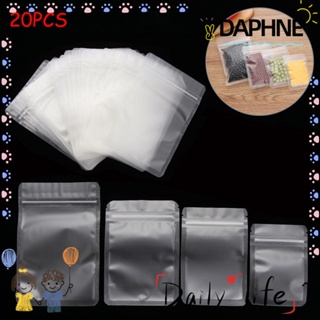 Daphne ถุงบรรจุภัณฑ์ พลาสติก ซีลในตัว กันน้ํา เนื้อแมตต์ ปิดได้ 20 ชิ้น