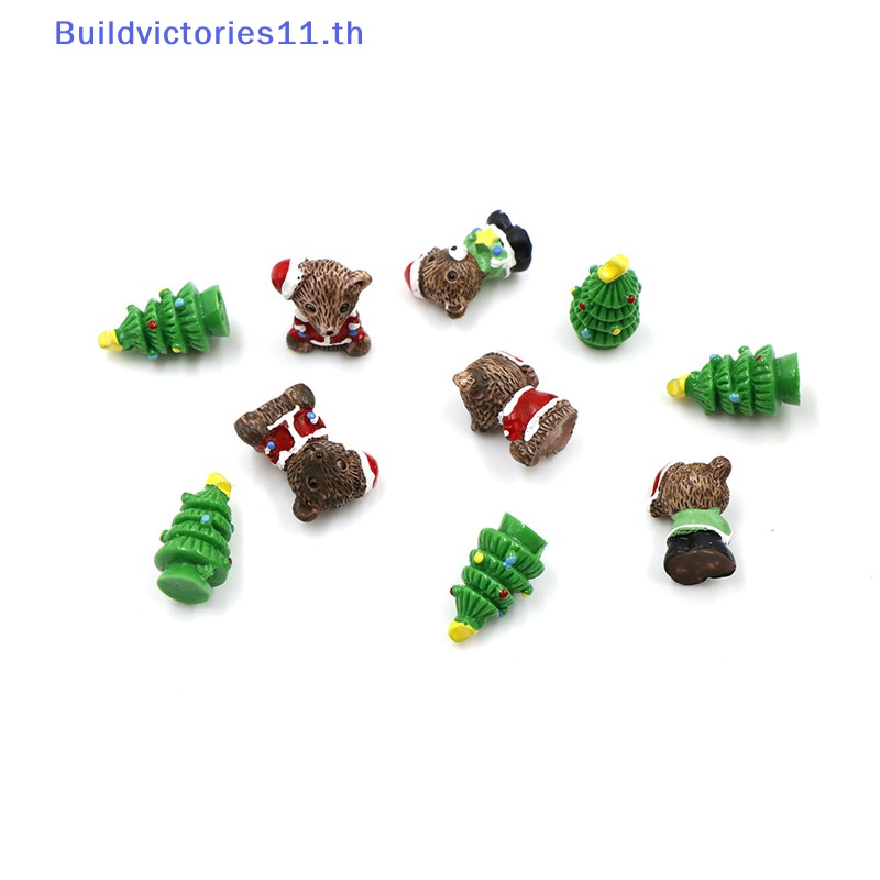 buildvictories11-ฟิกเกอร์ต้นคริสต์มาส-กระรอก-ขนาดเล็ก-สําหรับตกแต่งสวน-5-ชิ้น