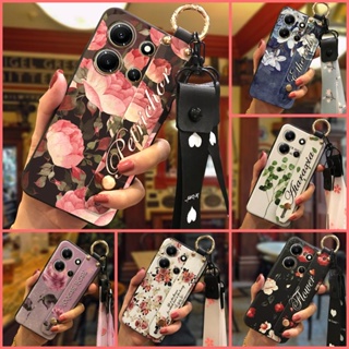 Shockproof Waterproof Phone Case For infinix Note30i 4G/X6716 Silicone Phone Holder Flower protective Back Cover