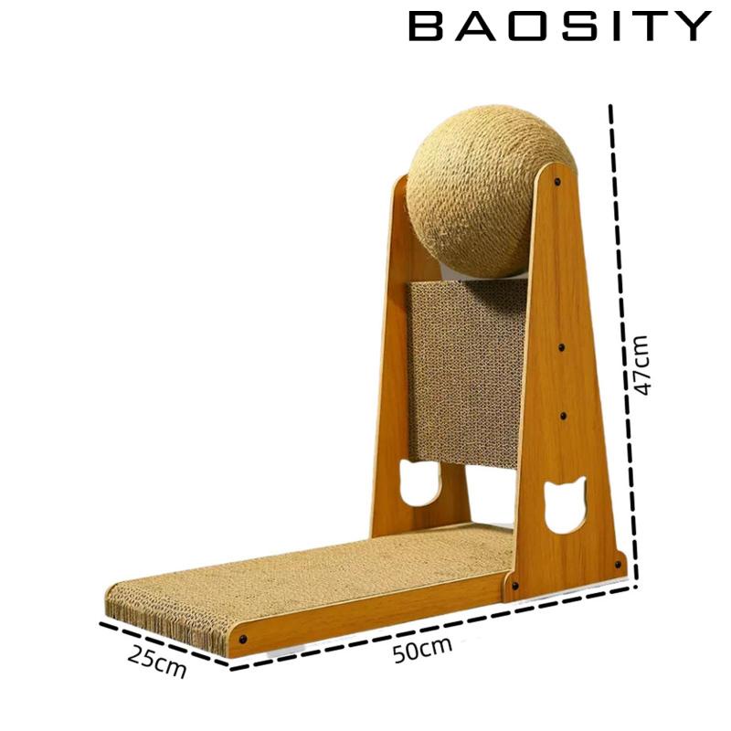 baosity-ของเล่นลูกบอล-สําหรับสัตว์เลี้ยง-แมว-เสาลับเล็บแมวรูปตัว-l-พร้อมลูกบอล