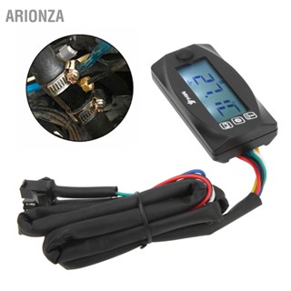 Arionza 4 In 1 เครื่องวัดอุณหภูมิแรงดันน้ํา Dc12V สําหรับรถจักรยานยนต์