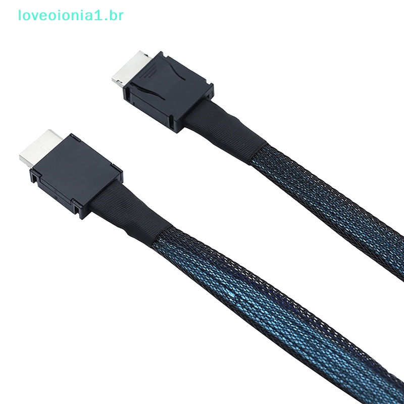 loveoionia1-pcie-oculink-sff-8611-4i-เป็น-mini-sas-sff-8611-4i-สายเคเบิลเซิร์ฟเวอร์-ความเร็วสูง