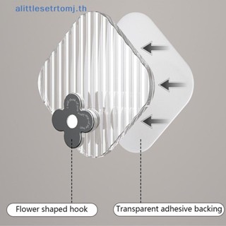 Alittlese ตะขอแขวนผนัง รูปเปลือกหอย ไร้รอยต่อ แข็งแรง ไม่ต้องเจาะผนัง 1/4 ชิ้น