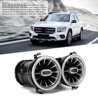 ALABAMAR 64 สีด้านหลัง LED Turbine Air Vent Ambient Light Kit สำหรับ Mercedes-Benz A/CLA/GLA-Class W177 C118 2019+