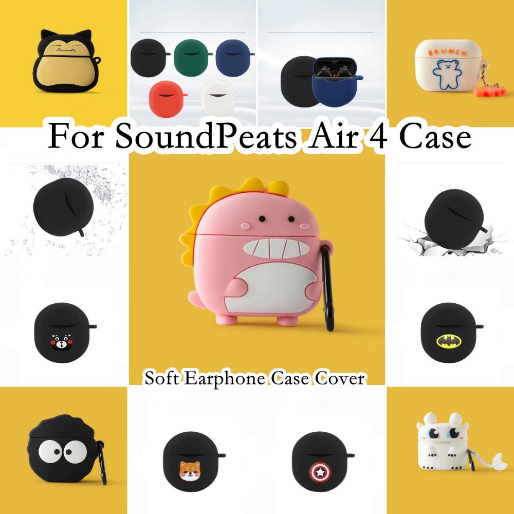 จัดส่งด่วน-เคสหูฟัง-แบบนิ่ม-ลายการ์ตูน-สําหรับ-soundpeats-air-4-soundpeats-air-4