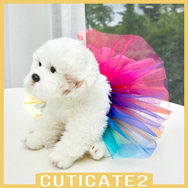 cuticate2-ชุดเดรสกระโปรง-ผ้ากอซ-แฟชั่นฤดูร้อน-สําหรับสัตว์เลี้ยง-สุนัขชิวาวา