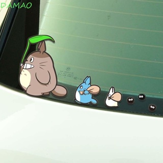 Damao สติกเกอร์ ลายการ์ตูนอนิเมะ Tonari no Totoro ป้องกันรอยขีดข่วน สําหรับตกแต่งหน้าต่างรถยนต์