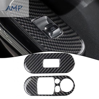 ⚡NEW 8⚡Stylish Carbon Fiber Interior Switch Cover for Cooper Eye catching and Practical