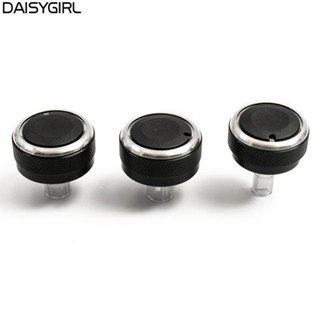 【DAISYG】A/C Knob Button 3 Pcs/Set High Quality ABS Parts Knob M2 Aluminum Alloy