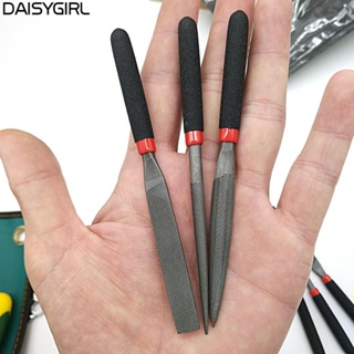 【DAISYG】File Metal Carving Mini Needle File 118mm Craft Flat File New For Hardened Steel