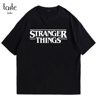 stranger things เสื้อยืด คุณภาพดีมากสั่งตัดเย็บโดยเฉพาะ cotton แท้ 100% มี 3 สีให้เลือก_01