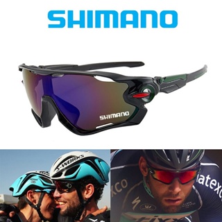 【พร้อมส่ง】แว่นตากันแดด Shimano เหมาะกับการเล่นกีฬา ขี่จักรยานกลางแจ้ง สําหรับผู้ชาย