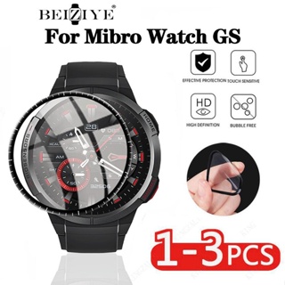 ฟิล์ม Mibro Watch GS ฟิล์มTPU ฟิล์ม3D เคสกันรอยหน้าจอสําหรับ Mibro Watch GS ฟิล์มกันรอย ฟิล์ม ใส เคส