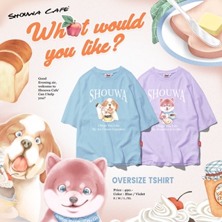 GOOD YF✧พร้อมส่ง✧ เสื้อยืดโอเวอไซส์"SHOUWA"รุ่น DG