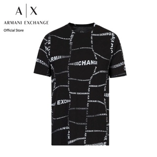 AX Armani Exchange เสื้อยืดผู้ชาย รุ่น AX3RZTFWZJ8EZ02EC - สีดำ