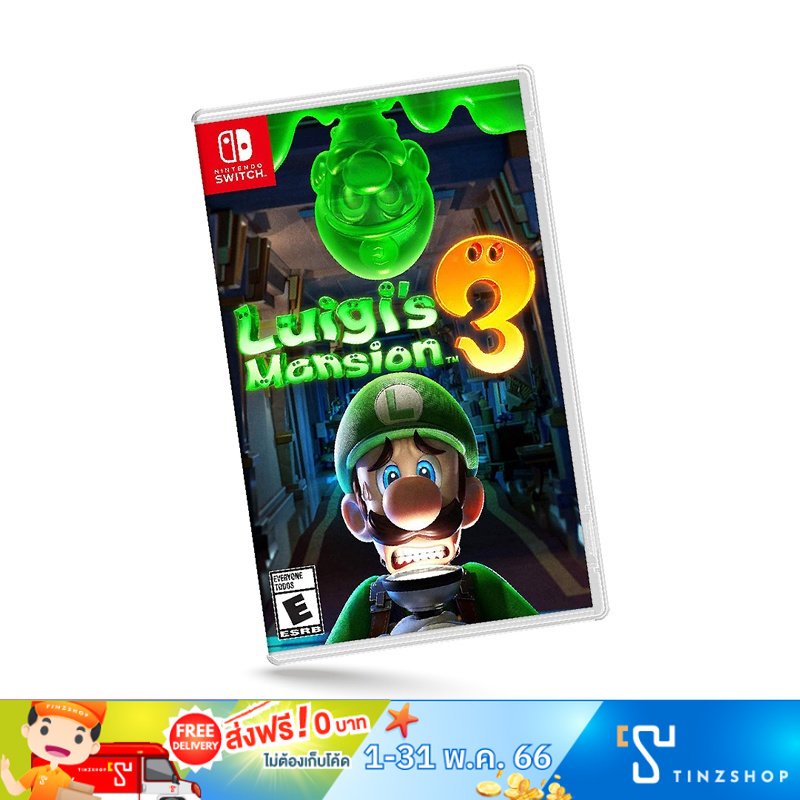 ภาพหน้าปกสินค้าNintendo Switch Game Luigi's Mansion 3 Asia/English เกมนินเทนโด้ มาริโอ้ ลุยจิ