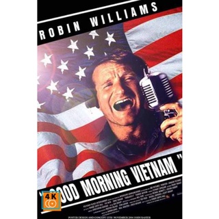 หนัง DVD ออก ใหม่ Good Morning Vietnam (1987) ดีเจ เสียงใส ขวัญใจทหารหาญ (เสียง อังกฤษ ซับ ไทย/อังกฤษ) DVD ดีวีดี หนังให