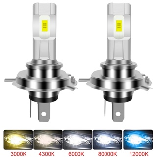 หลอดไฟตัดหมอก LED H4 H7 H11 H8 H9 H1 H3 9005 9006 Hb3 Hb4 16000LM 12V 24V สําหรับรถยนต์ 2 ชิ้น